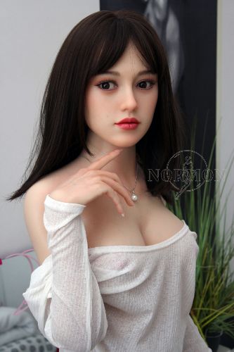 Picture of Sapphire / 163 cm / F cup / TPE sex doll with a soft silicone head